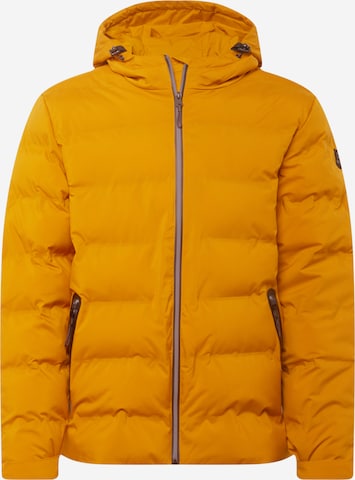KILLTEC Outdoor jacket 'Steppjacke' in Brown: front