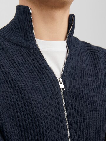 JACK & JONES Strickjacke 'Pannel' in Blau