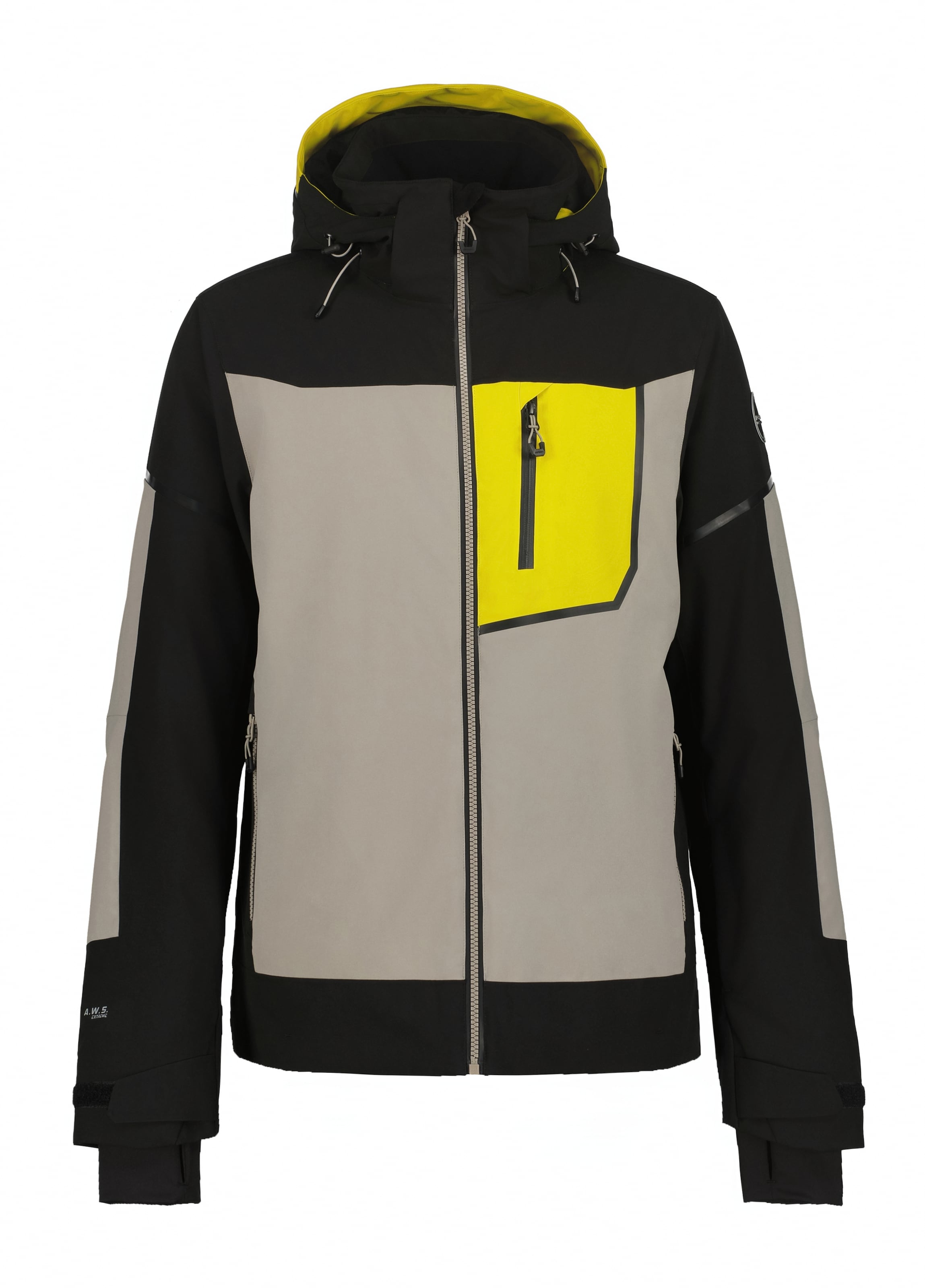 ICEPEAK Athletic Jacket in Grey: front