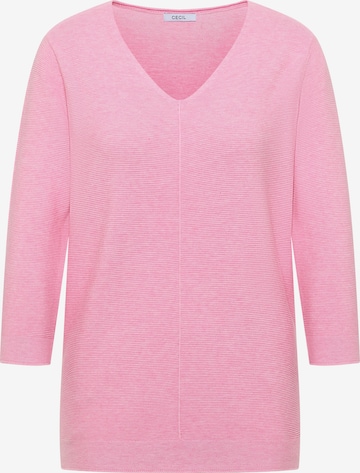 CECIL Pullover in Pink: Vorderseite