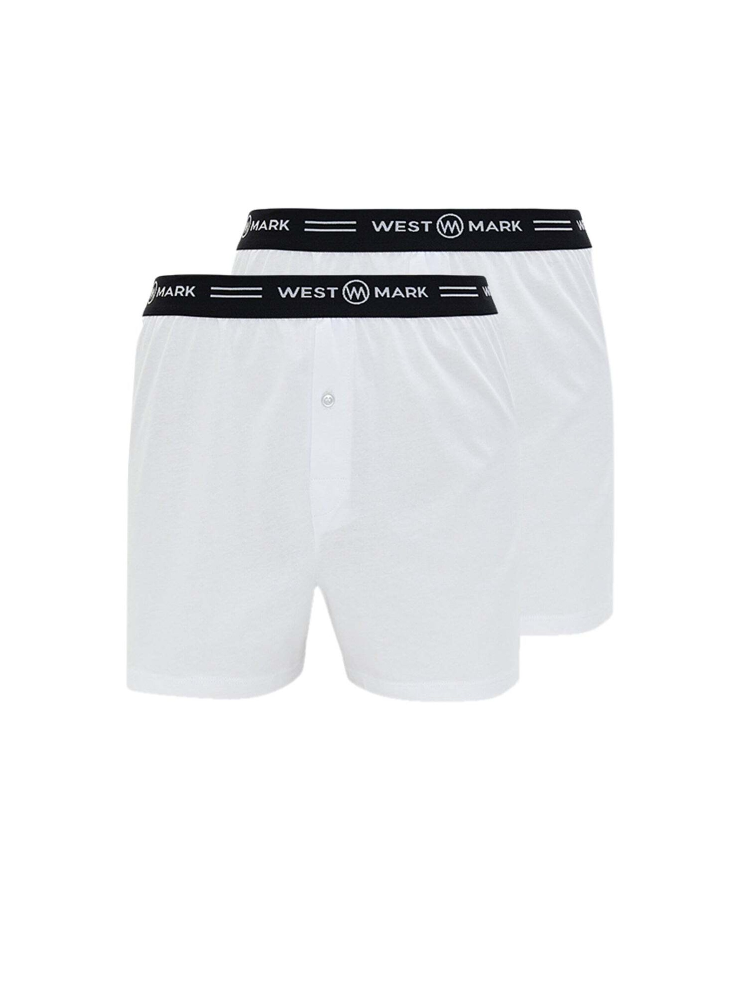 Boxer 'TEDDY' di WESTMARK LONDON in bianco: frontale