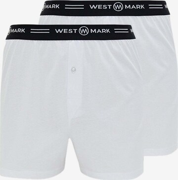 Boxer 'TEDDY' di WESTMARK LONDON in bianco: frontale