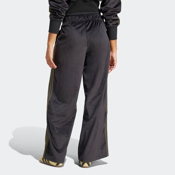 ADIDAS ORIGINALS Wide Leg Sporthose in Schwarz