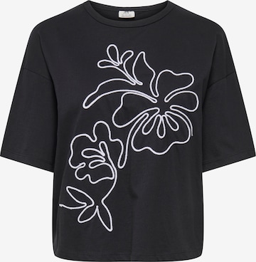 JDY Тениска 'JDYCALLY' в черно: отпред