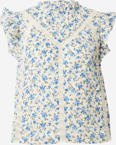 Camicia da donna 'ONLCHALINE' ONLY di colore blu chiaro / verde / nero / bianco lana, Visualizzazione prodotti