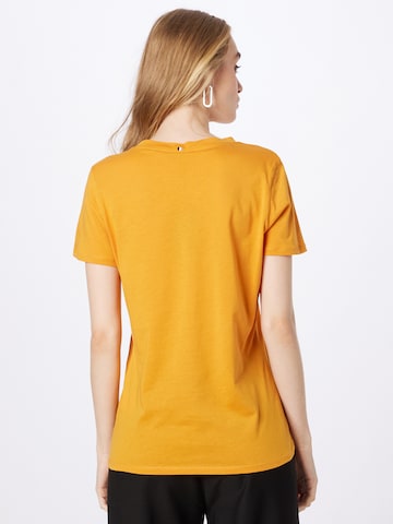 BOSS Orange Shirt 'Elogo' in Yellow