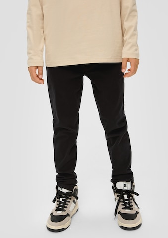 s.Oliver Skinny Trousers in Black: front