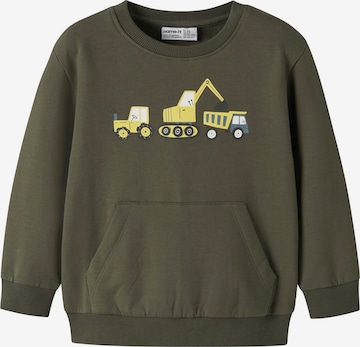 NAME IT Sweatshirt 'NMMVUGO' i grøn: forside