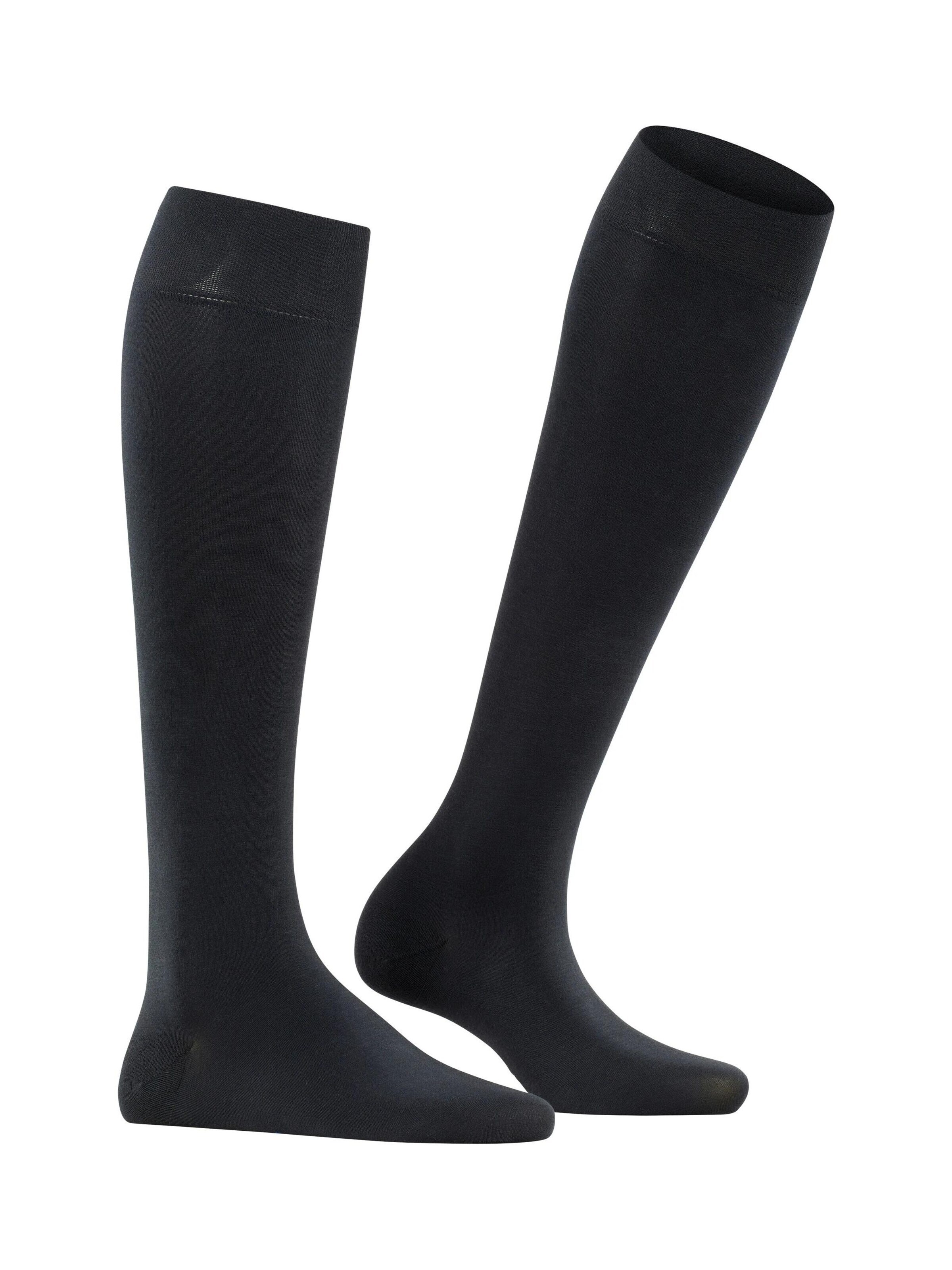 FALKE Kniestrümpfe 'Fine Softness'‌‌‌‌‌‌‌ in Grau