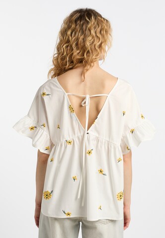 DreiMaster Vintage Bluse i hvit