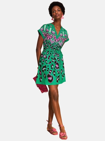 Abito di love & roses in verde: frontale