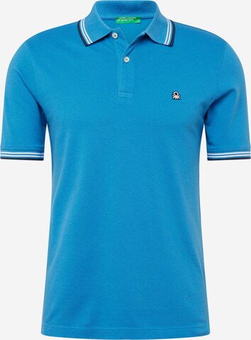 UNITED COLORS OF BENETTON Poloshirt in Blau: predná strana