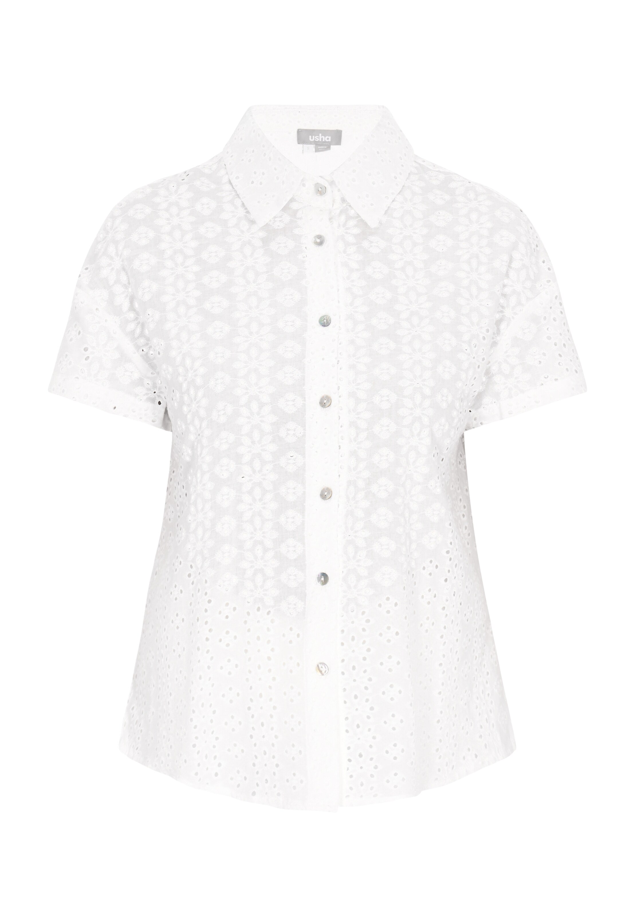 Usha Μπλούζα 'Fashion Look' σε λευκό: μπροστά