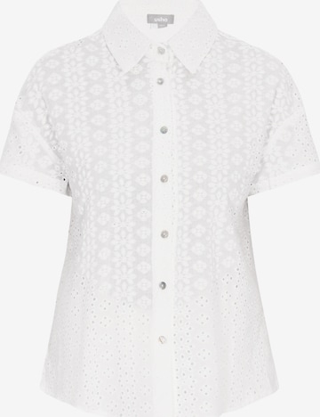 Chemisier 'Fashion Look' Usha en blanc : devant
