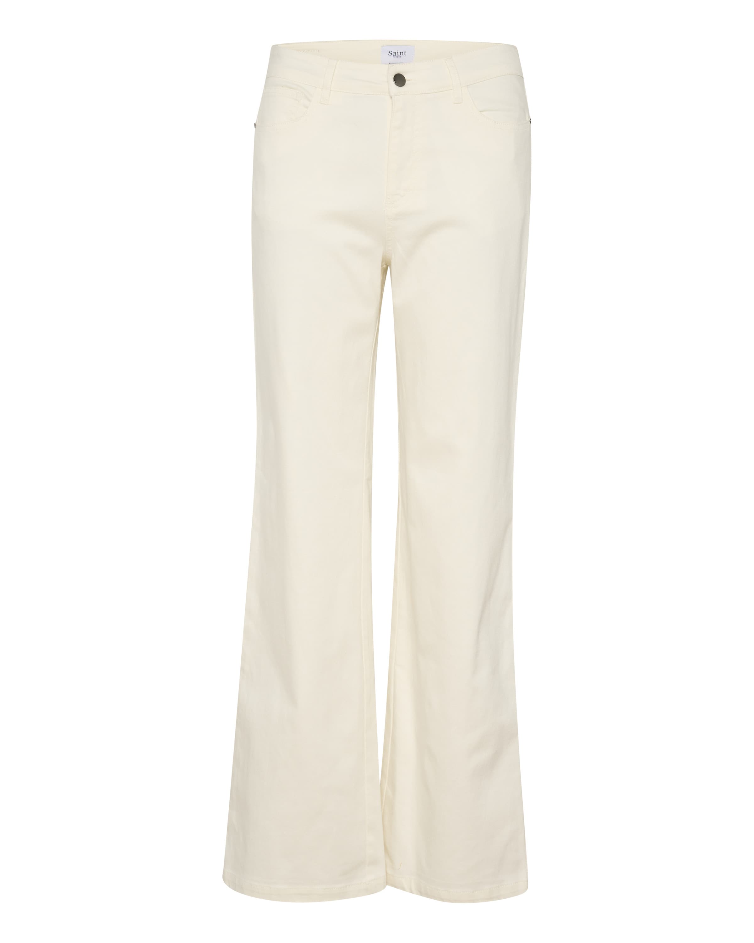 Coupe slim Jean 'SZJolly' SAINT TROPEZ en blanc : devant