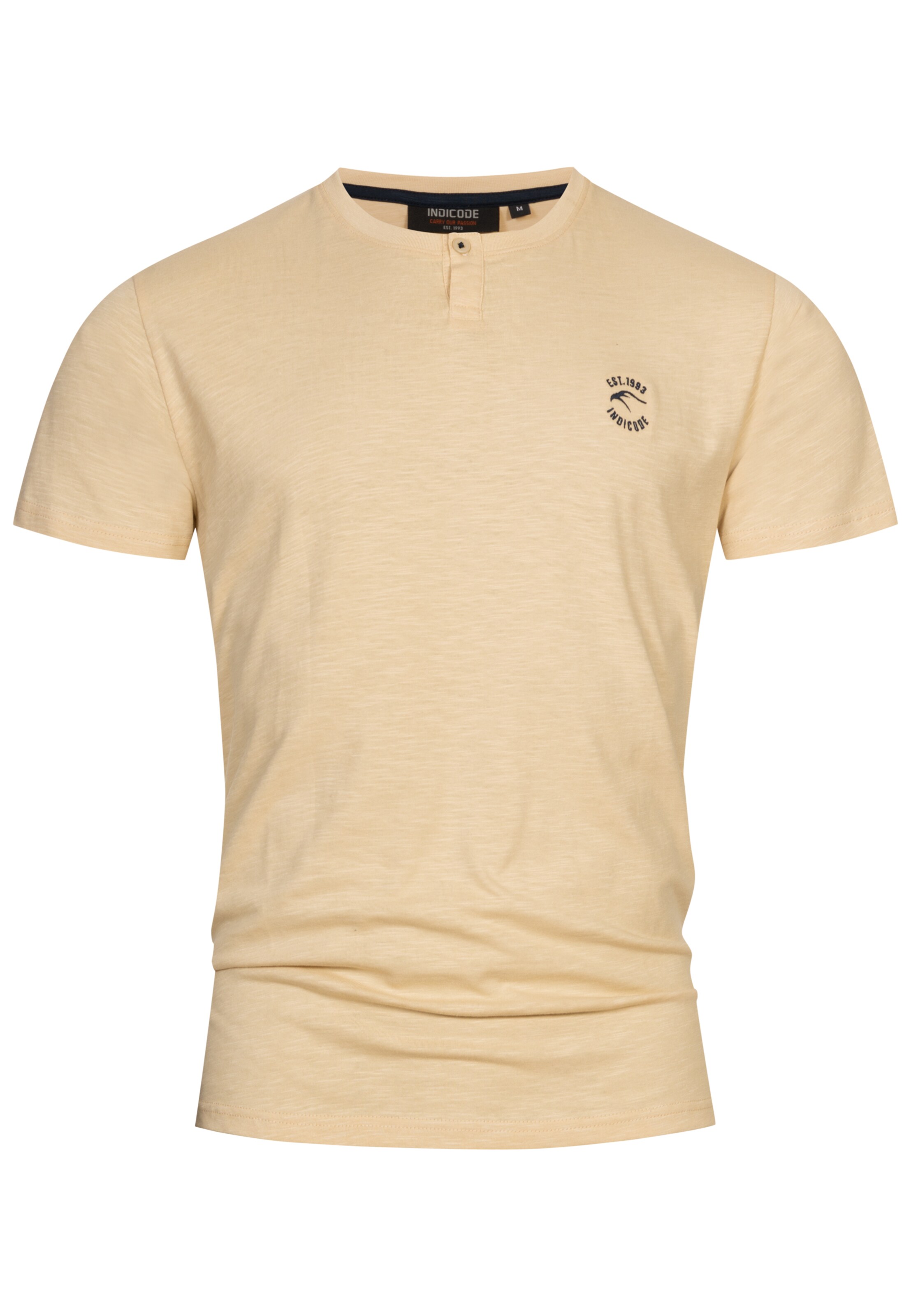 INDICODE JEANS Shirt 'Ansel' in Beige: front