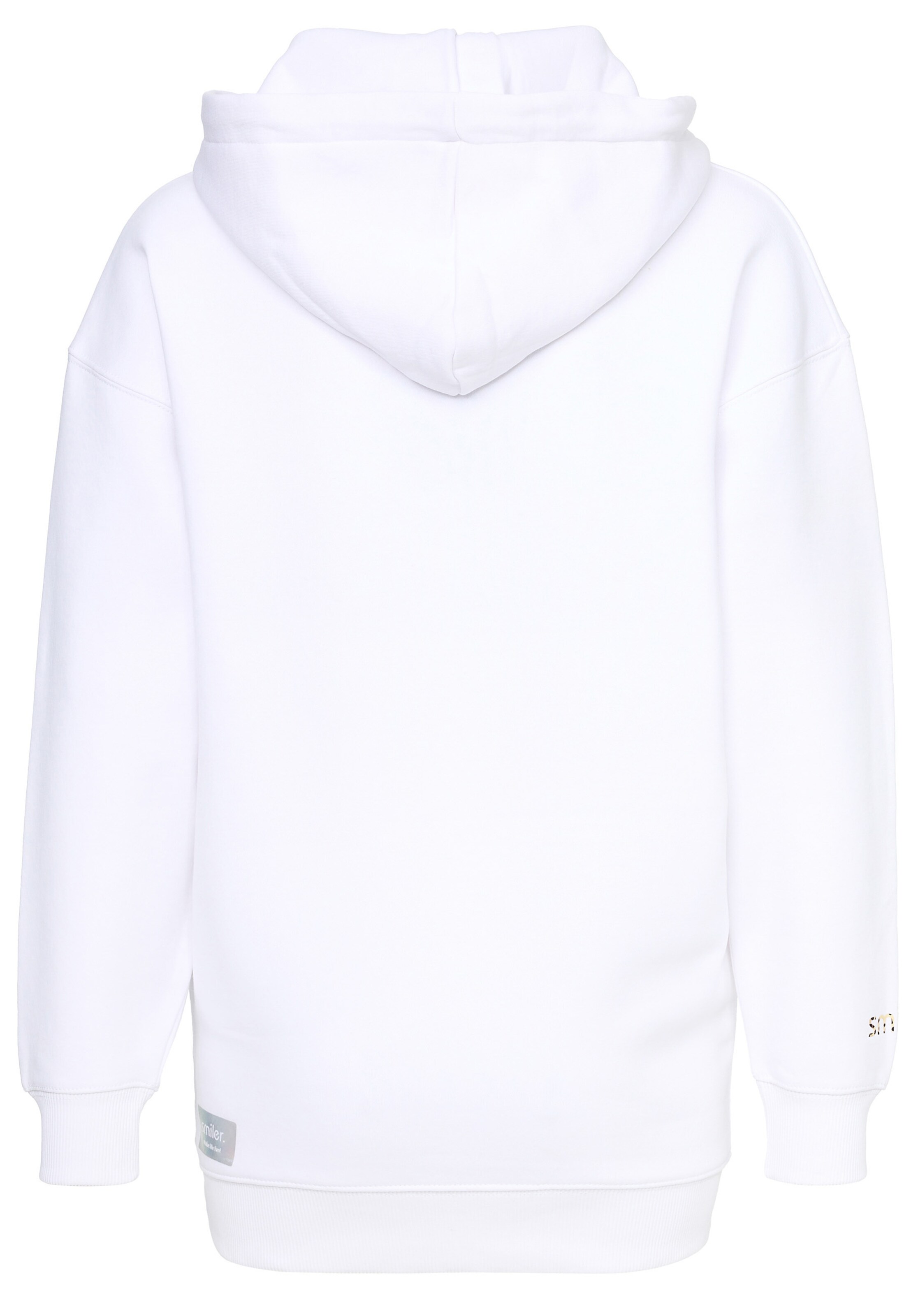 Sweat-shirt 'Sunny' smiler. en blanc