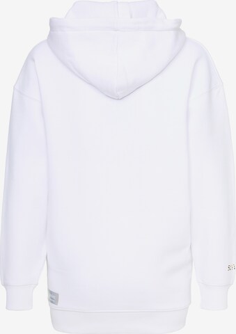 Sweat-shirt 'Sunny' smiler. en blanc