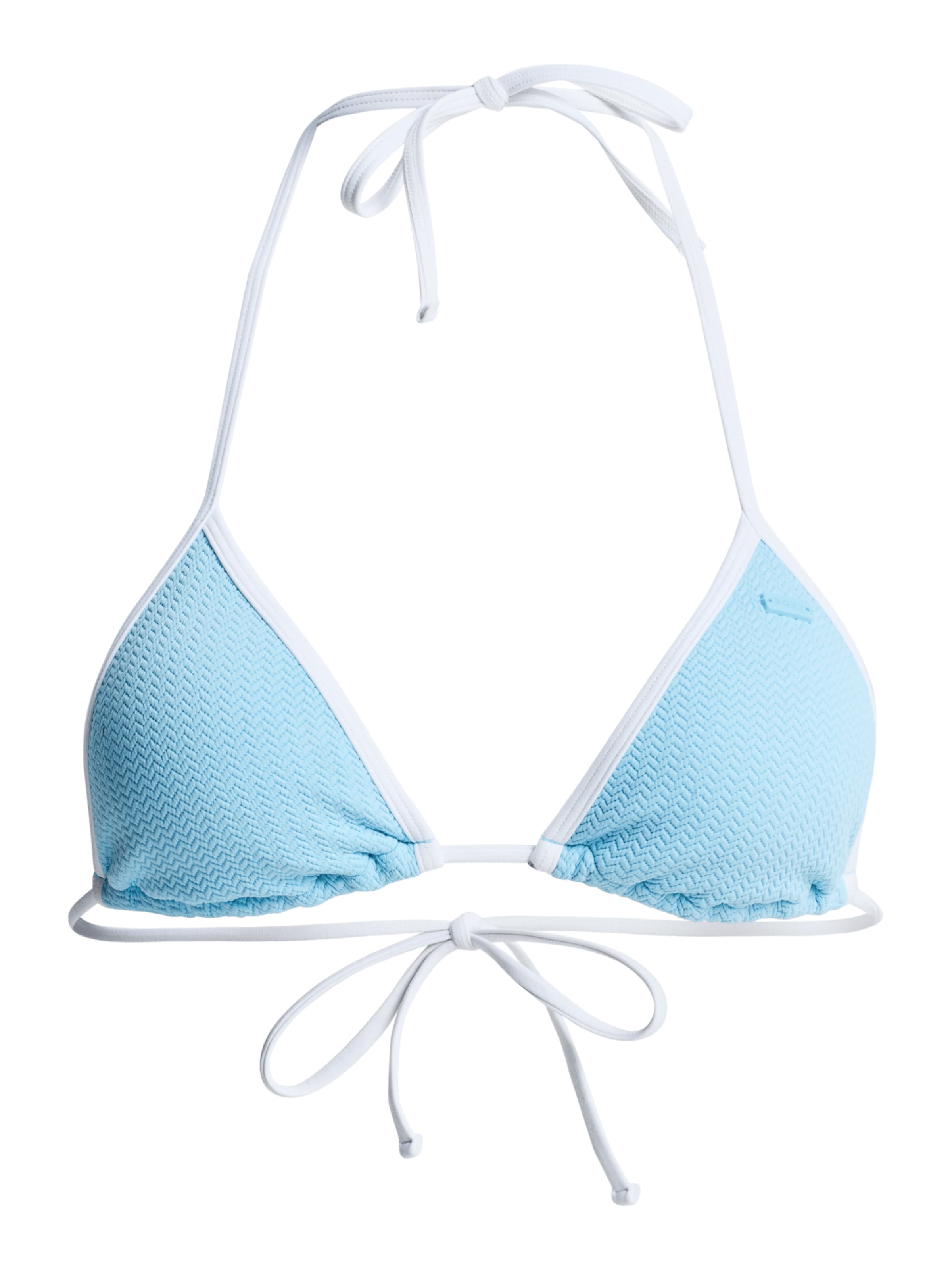 ROXY Bikini Top 'Kauai Tiki Tri' in 75 in Light blue / White, Item view