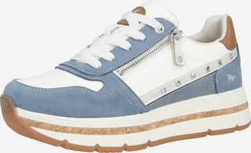MUSTANG Низкие кроссовки в Синий: спереди