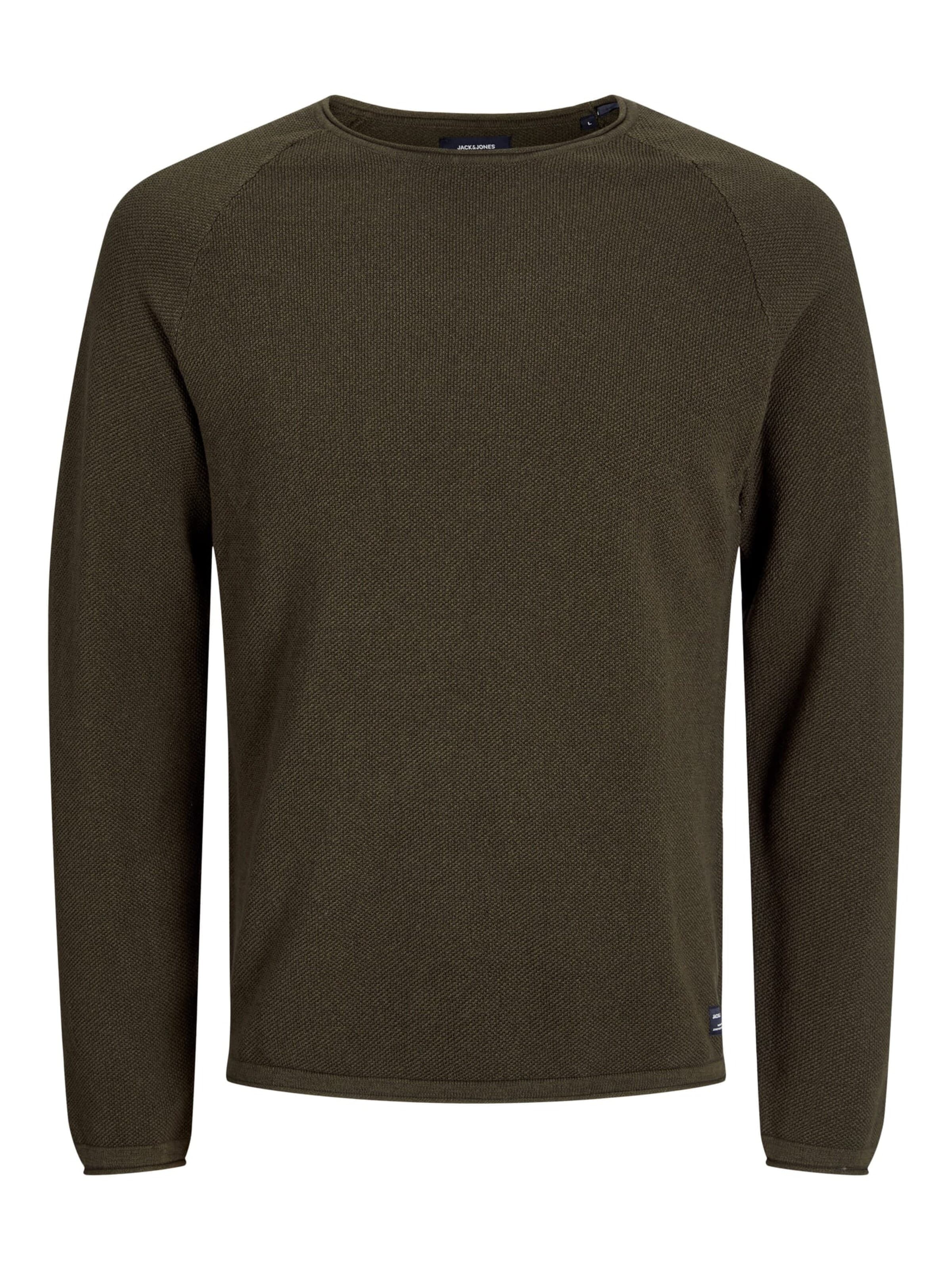 JACK & JONES Trui 'HILL' in Groen: voorkant