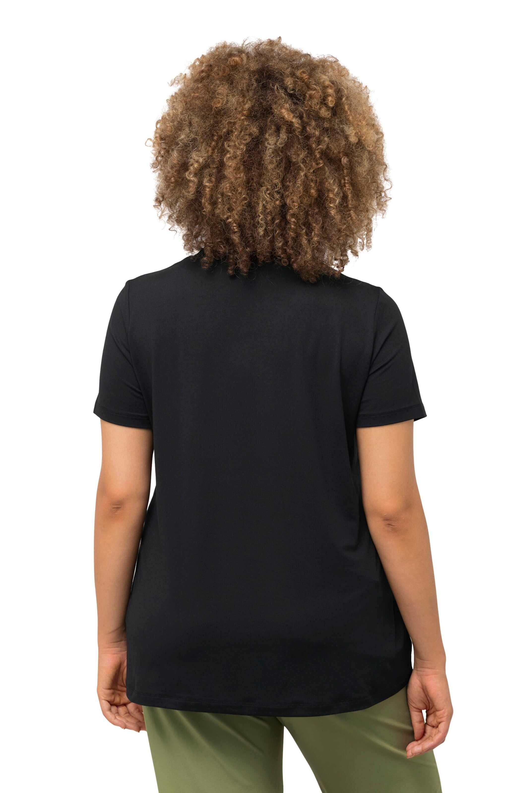 Ulla Popken Shirt in Zwart