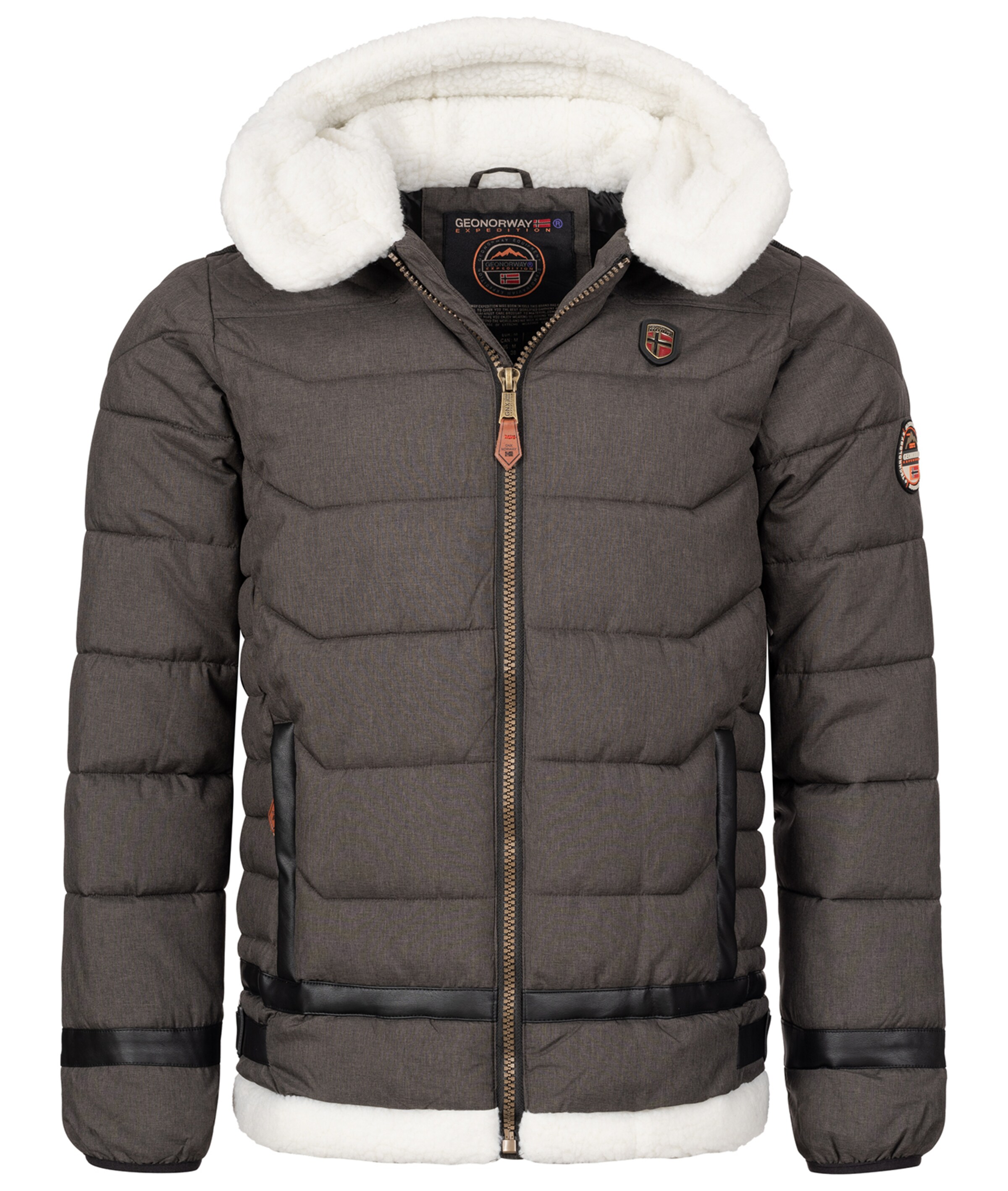 Geo Norway Winter jacket in Grey: front