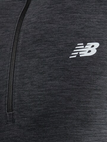 new balance - Camiseta funcional 'Space Dye' en negro