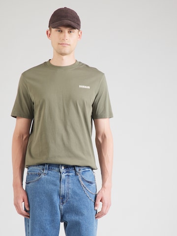NAPAPIJRI T-Shirt in Grün: Vorderseite