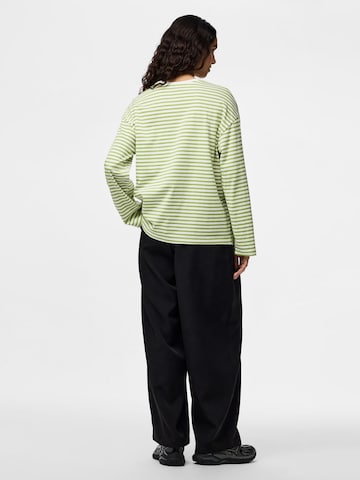 PIECES Shirt 'PCSadie' in Green