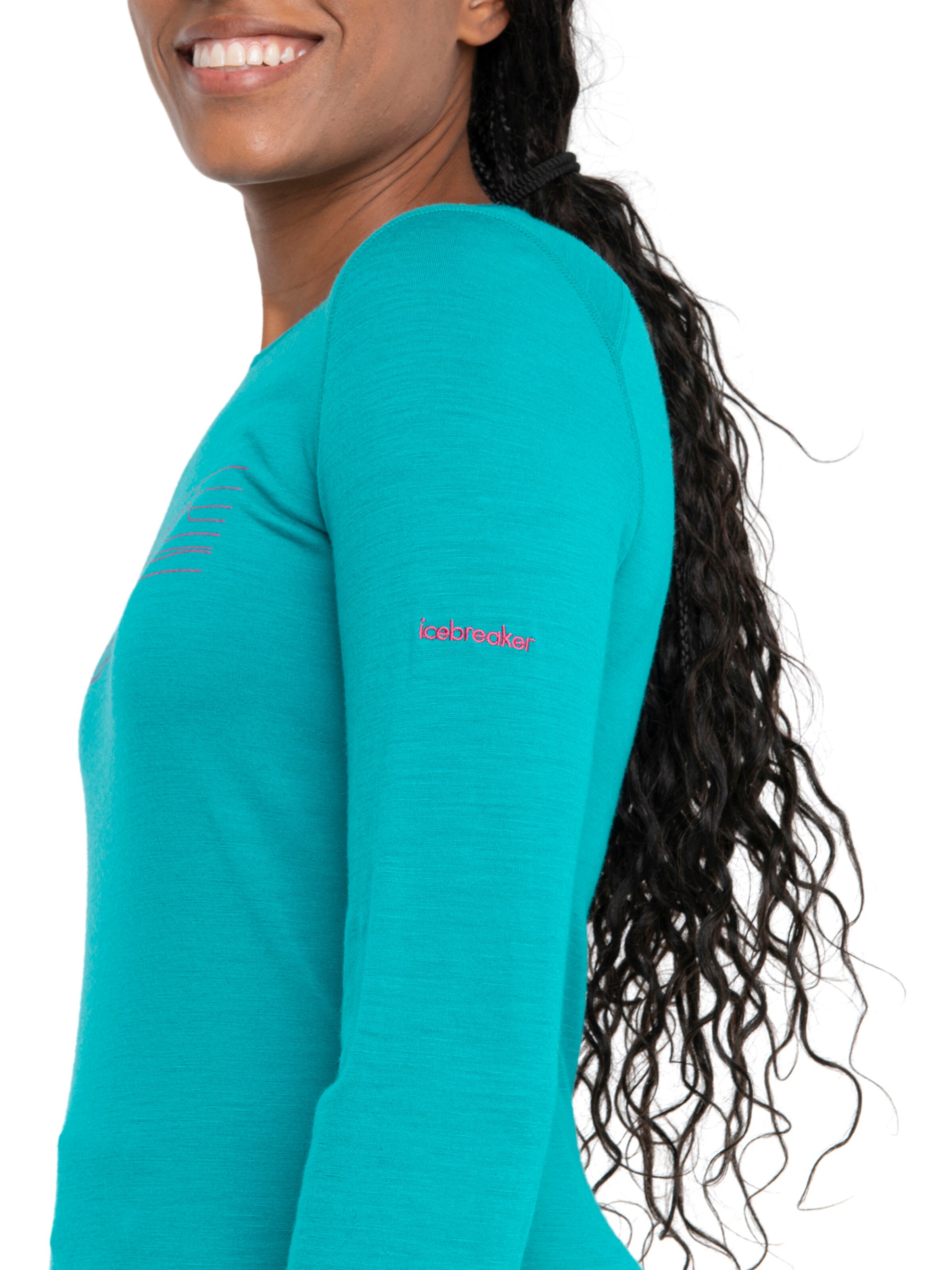 ICEBREAKERTehnička sportska majica 'Oasis' - crna boja