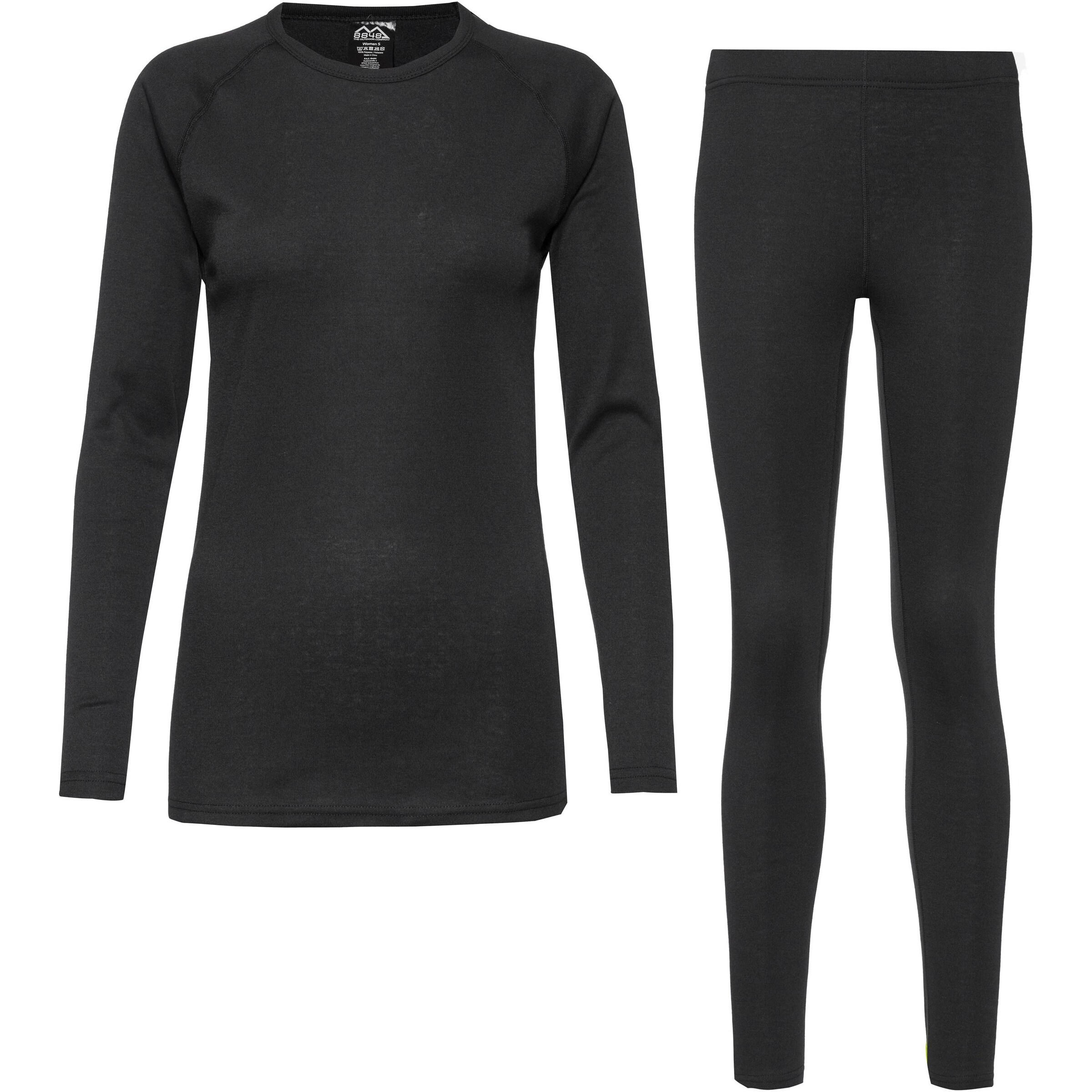 8848 Outdoor Long Johns 'Thermo' in Black: front