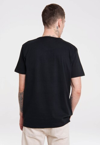 LOGOSHIRT Shirt 'Volkswagen' in Black