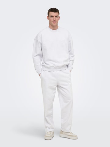 Loosefit Pantalon 'ONSLucas' Only & Sons en gris