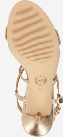 MICHAEL Michael Kors Strap Sandals 'VERONICA' in Gold