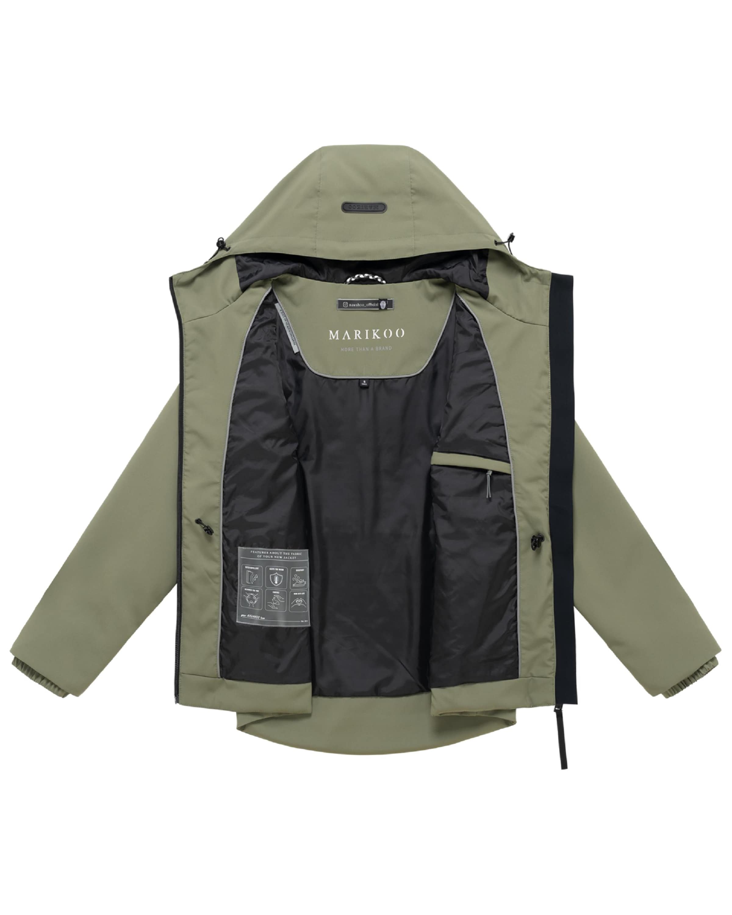 Veste fonctionnelle 'Katzilein 16' MARIKOO en vert