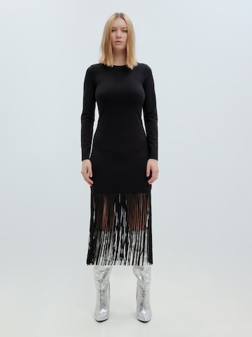 EDITED Φόρεμα 'Fine' σε μαύρο: μπροστά