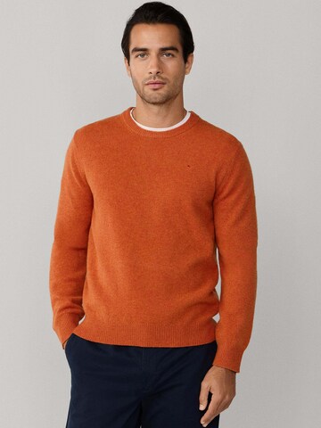 Pullover di Hackett London in arancione: frontale
