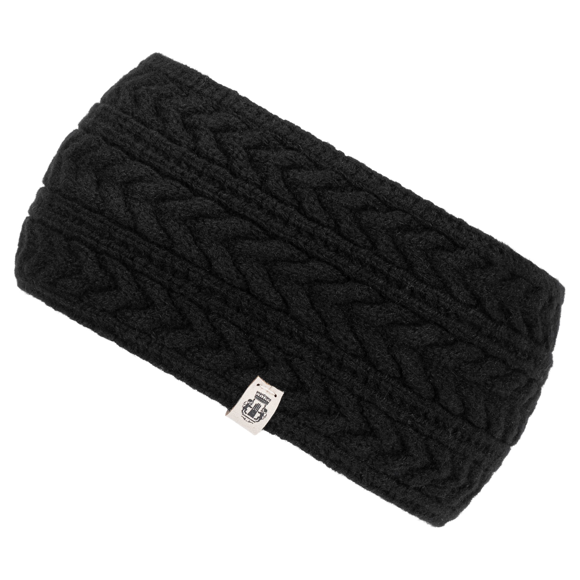 Roeckl Stirnband 'CASHMERE TWIST' in Schwarz: Vorderseite