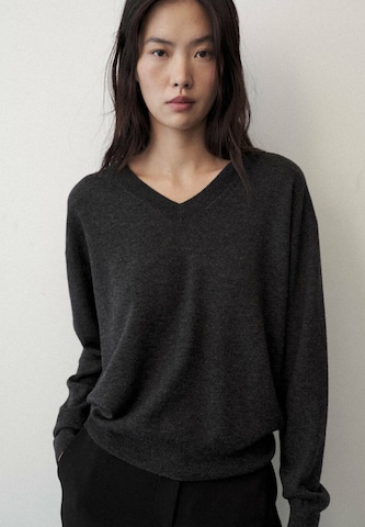 MANGO Pullover 'SERRAPI' in Grau: Vorderseite