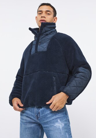 MUSTANG Between-Season Jacket in Blue: front