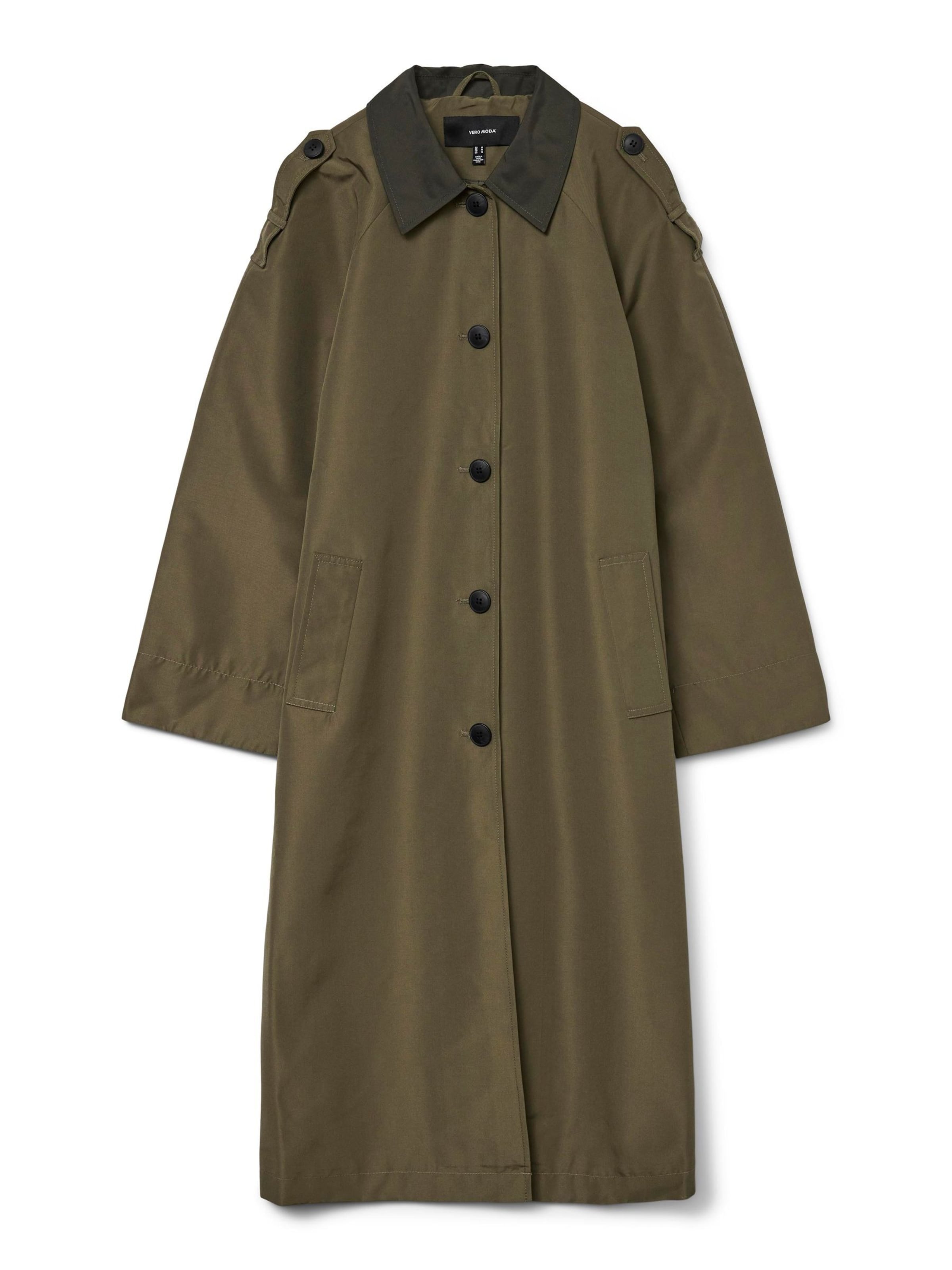 VERO MODA Overgangsfrakke &#x27;LUCIAMARIA &#x27; i grøn: forside