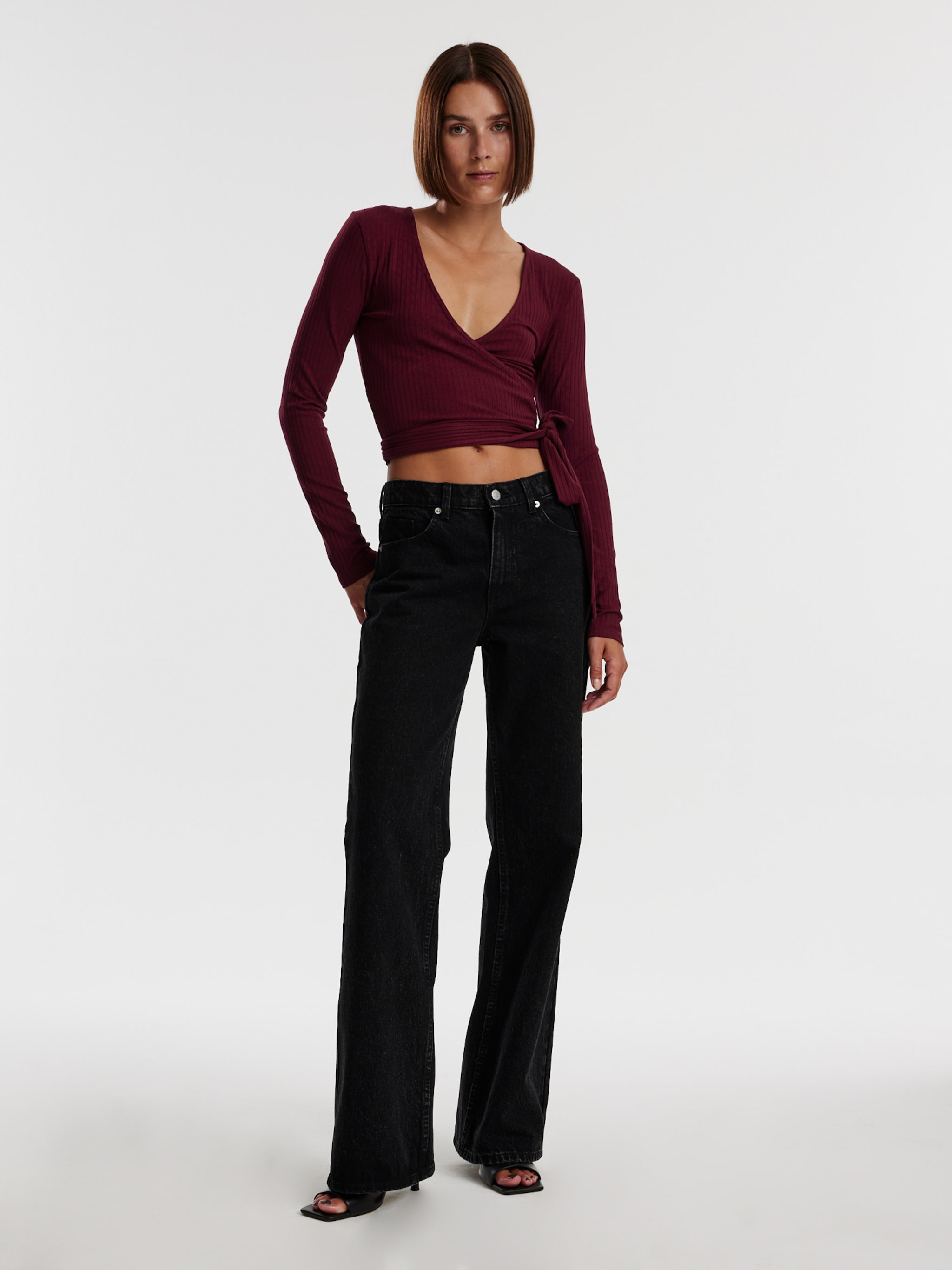 EDITED Produits T-shirt 'Sabrina' rouge foncé