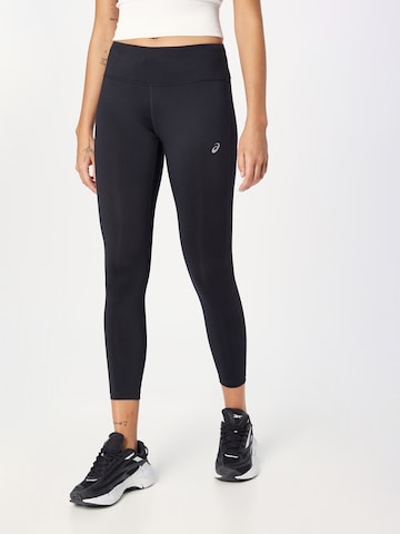 ASICS Skinny Workout Pants 'Katakana' in Black: front