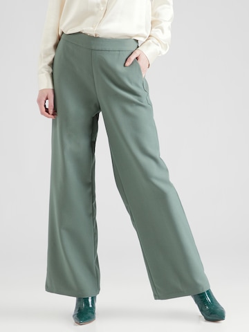 Wide Leg Pantalon 'Celia' ABOUT YOU en vert : devant