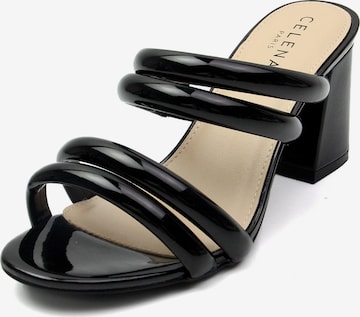 Celena Sandal 'Cristina' i svart: framsida