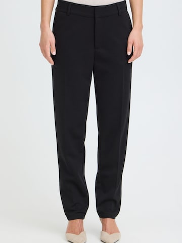 Oxmo Regular Office Pant in Schwarz: Vorderseite