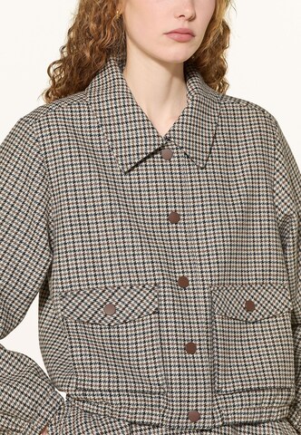 darling harbour Hemdbluse Blouson in Braun: Vorderseite
