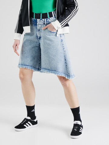 Wide Leg Jean 'KSENIA' ADIDAS ORIGINALS en bleu : devant