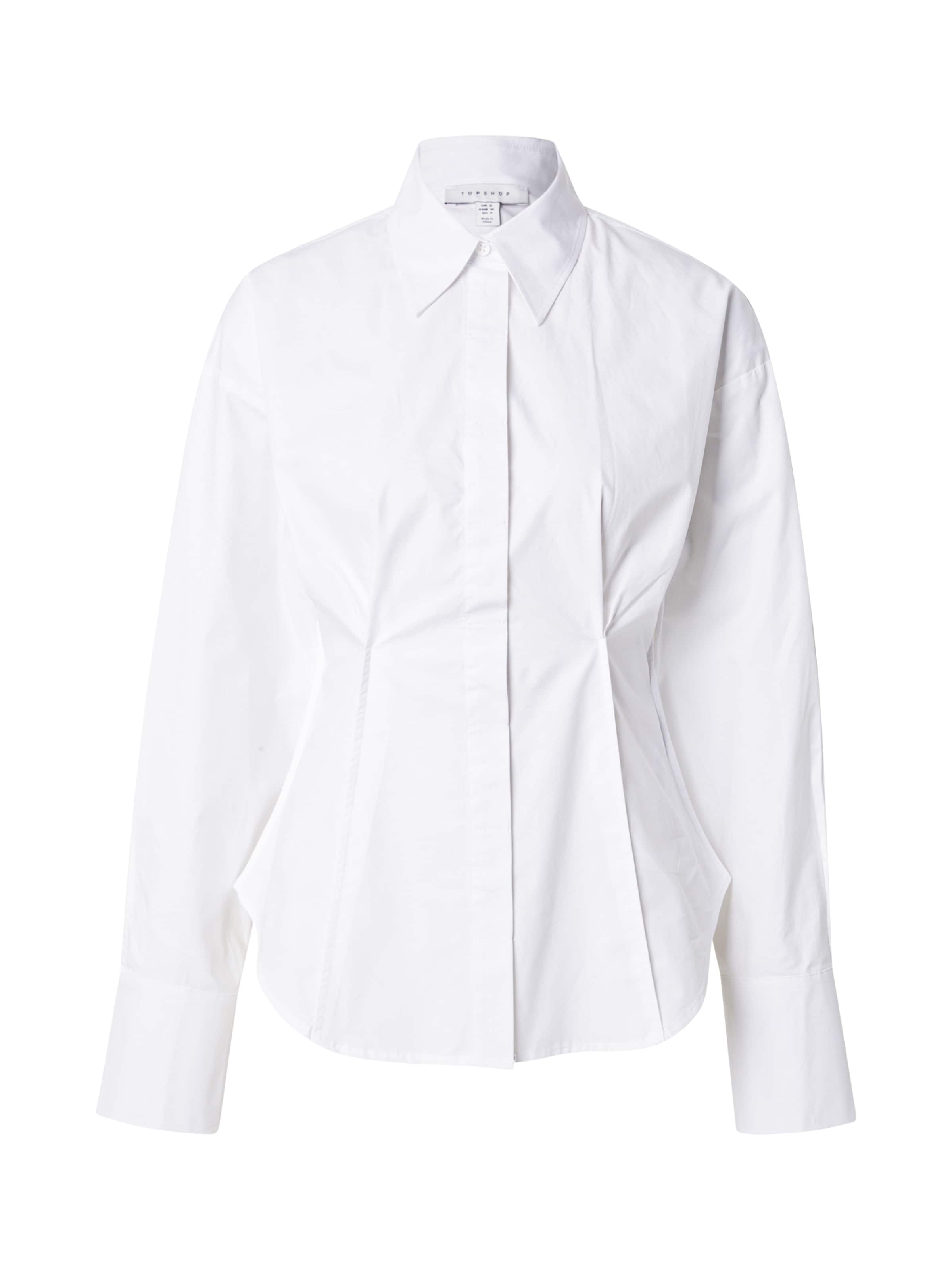 TOPSHOP Pluus, värv valge: eest vaates